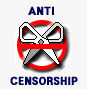 [ANTI-CENSORSHIP -- an image of the universal sign of negation
covering a pair of scissors]